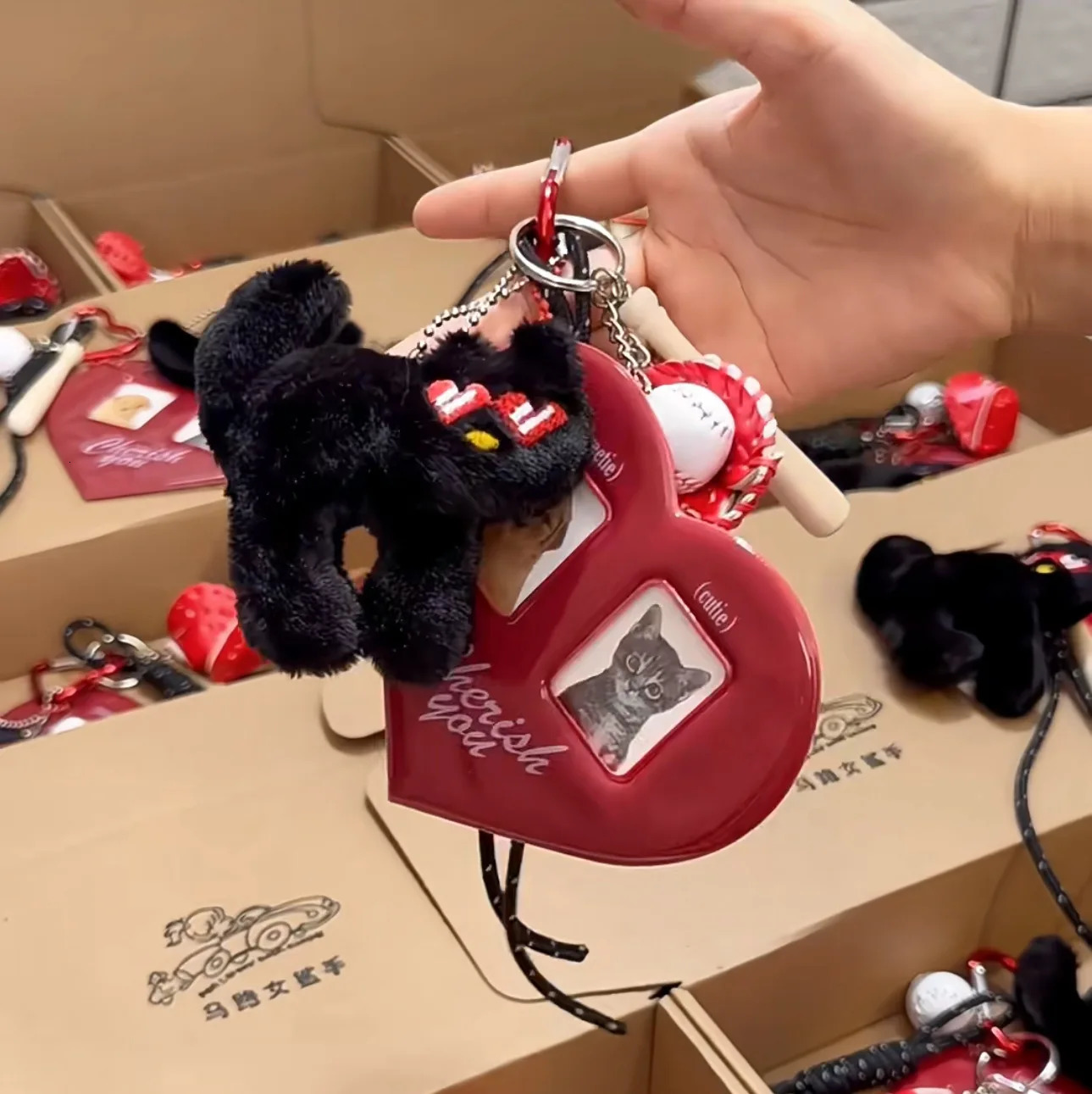 DHXJ Charms Key Chain with Handmade Rope Sporty Style Bag Baseball Decor Casual Cool Trendy Fashion Pendant 250102