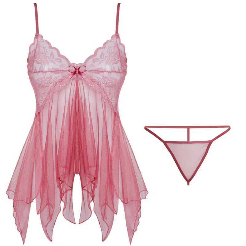 Sexy lingerie womens sleeveless Babydoll V-neck sleepwear underwear W250103