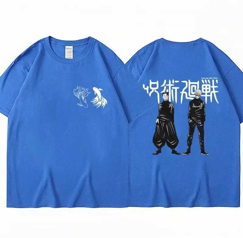 2024 Japanese Anime Jujutsu Kaisen T Shirt Satoru Gojo Geto Suguru Manga Graphic T-shirt Casual Harajuku Hip Hop StreetwearXJ240102