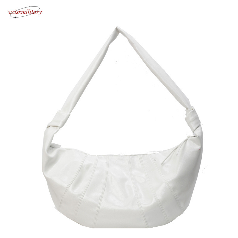 Large capacity dumpling for women 2025 new fashionable one shoulder crossbody tote cow horn bag #33 swissmilitary