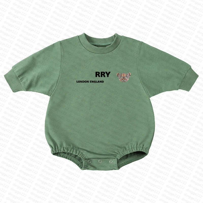 Rompers In Stock Newborn Fashion Rompers Baby Boys Girls Kids Designer Print 100% Cotton Long-Sleeves Short-Sleeved Pyjamas Crawl Suits Top JumpsuitY2