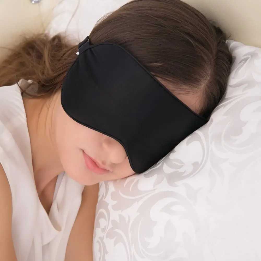 Natural Silk Sleep Mask Blindfold Super Smooth Night Sleeping Eyeshade Block Out Light Travel EyepatchXJ250103