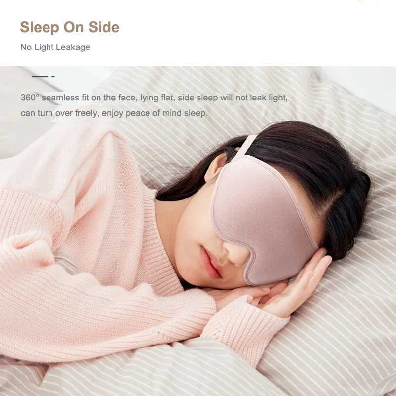 3D Sleep Eye Mask for Men and WomenBreathable Night Blindfold99% Light Blocking Sleeping MaskEye Cover Patch for Travel NapXJ250103