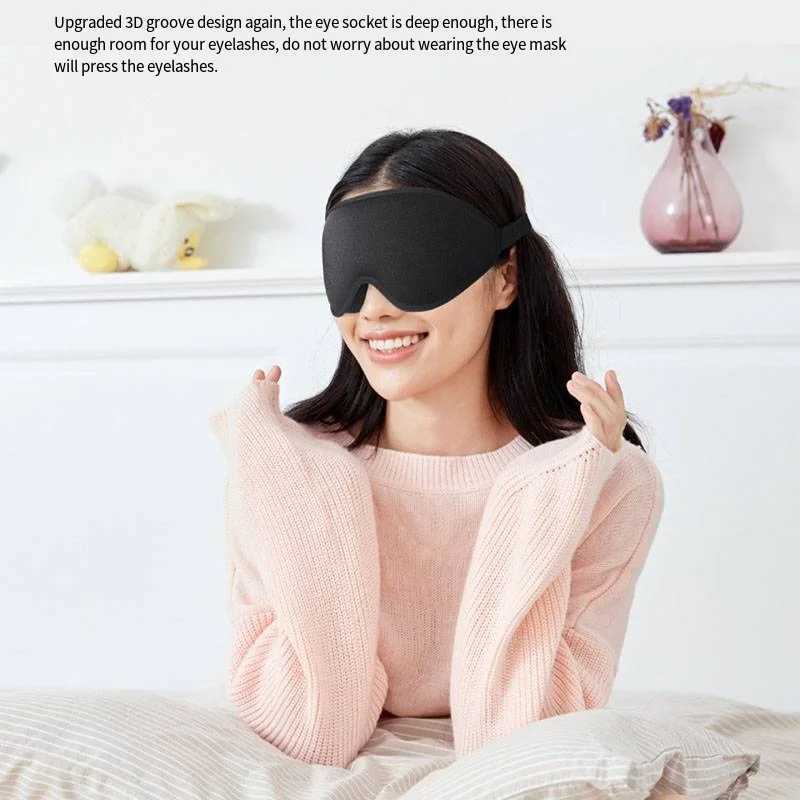 Eye Mask for Sleeping 3D Contoured Cup Blindfold Concave Molded Night Sleep Mask Block Out Light with Women MenXJ250103
