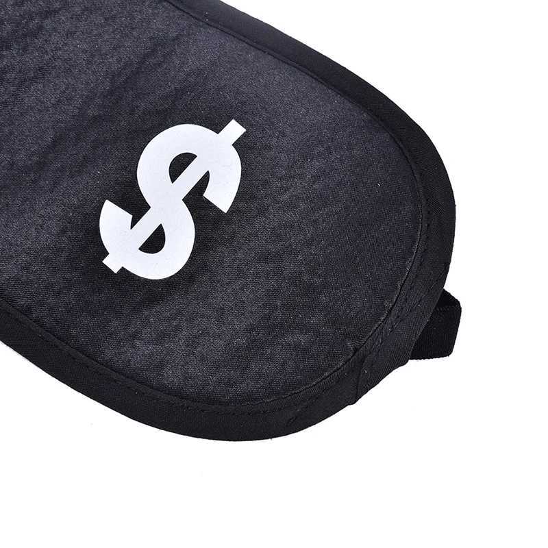 Cute black mask Polyester sleeping eye mask Eyeshade Cover Shade Eye Patch girls Portable Blindfold Travel EyepatchXJ250103