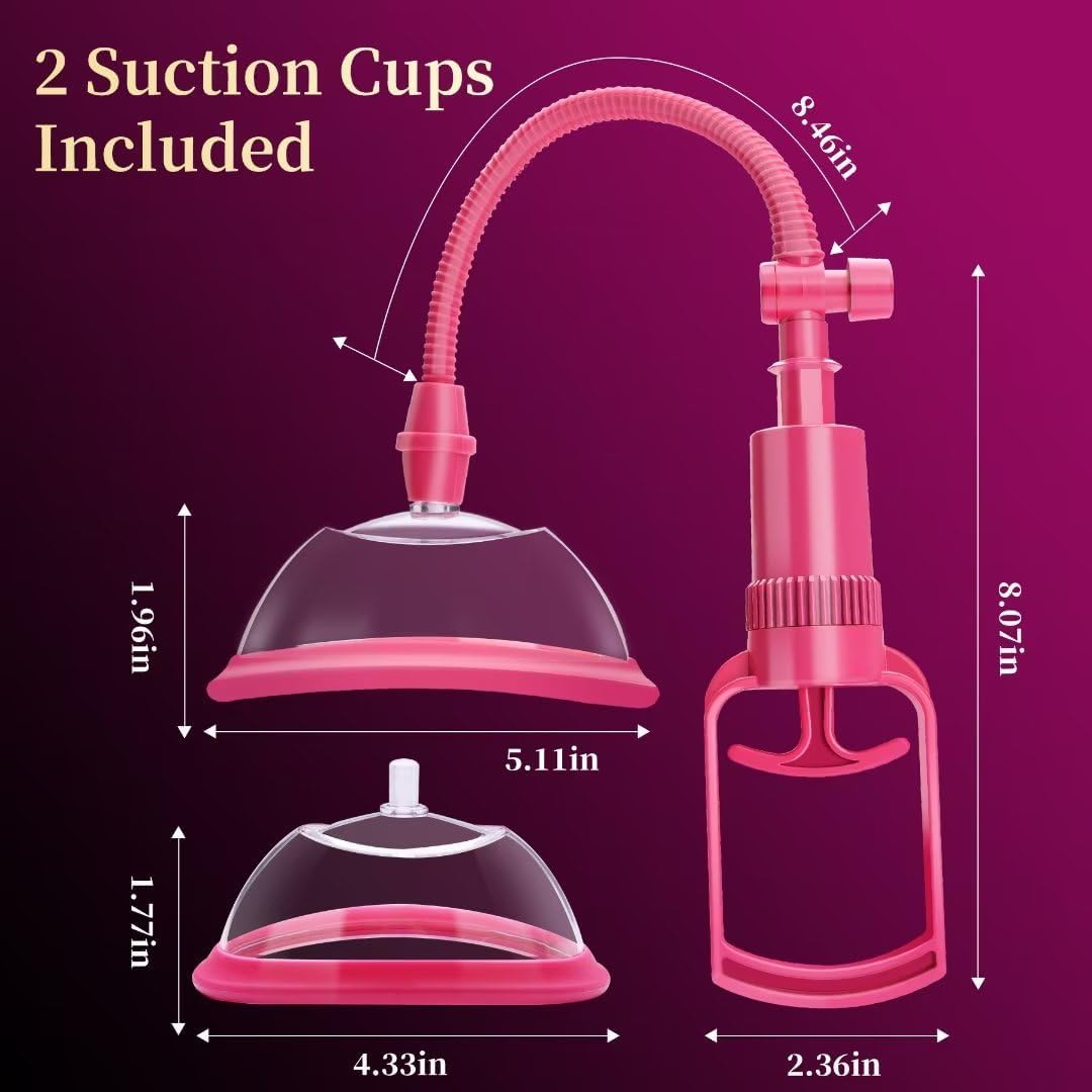 WZQQ Pussy Pump Adult Toys for Women, Manual Vagina Pump Clitoral Pump Sexual Enhancer Women Sex Toys to Heighten Sensitivity, Clit Sucker Spreader Sexual