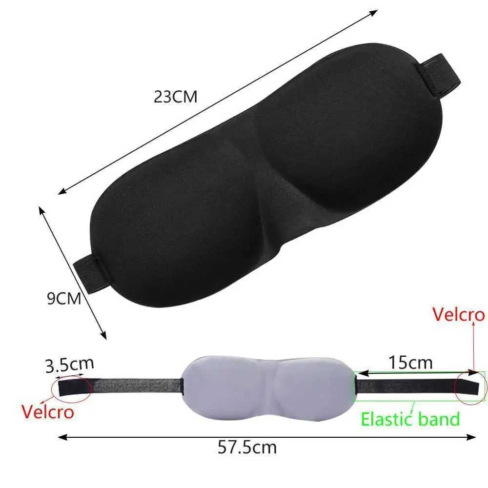 1PC 3D Eyeshade Sleep Mask Natural Eye Sleeping Mask Cover Eye Patches Women Men Soft Blindfold Travel Eyepatch XJ250103