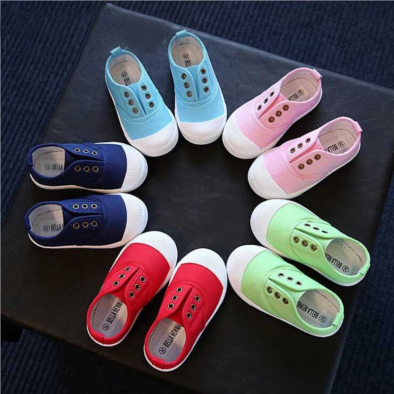 Bekamille Girls Boys Fashion Canvas Sneakers Childrens Flat Shoes Casual Loafer Shoes Toddlers Adults M250103