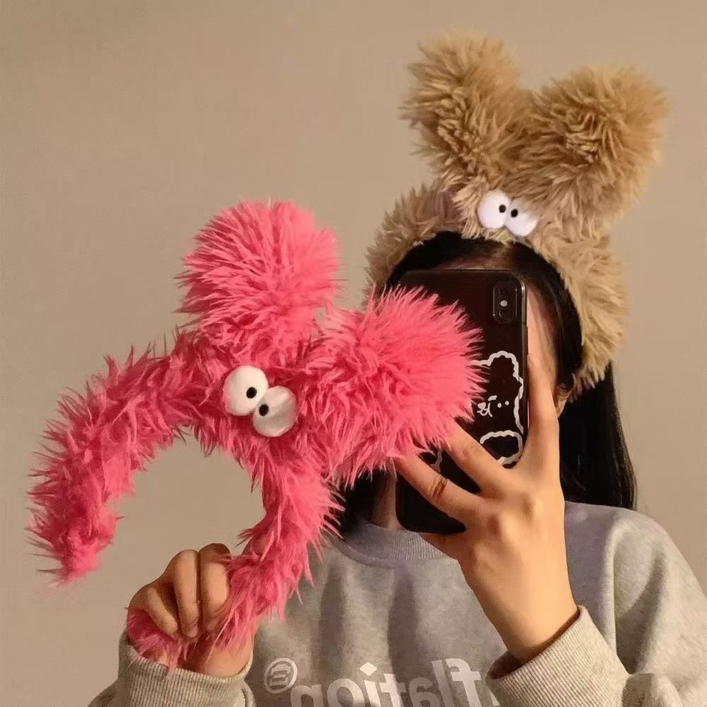 Face washing hair band female Korean fashion network red hair student sweet and cute makeup apply facial mask hair clip