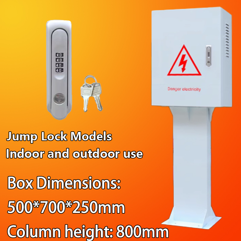Thickened Outdoor Electrical Enclosure Box with Mounting Plate Weatherproof Anti-Rust and Anti-Corrosion