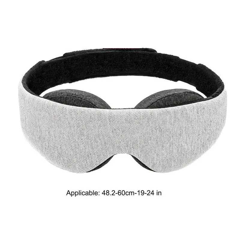 Light Blocking Sleeping Eye Masque Adjustable Eye Shade with Ear Plugs Zero Eye Pres Blindfold Soft and Comfortable EyeXJ250103