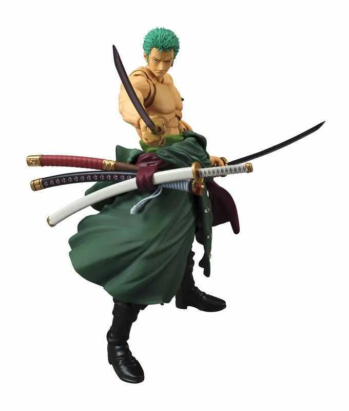 Anime One Piece 18cm BJD Roronoa Zoro Joints Moveable PVC Action Figure Collection Model ToysXJ250103