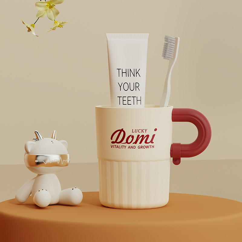 Creative and Simple Couple's Toothbrush Cup Set