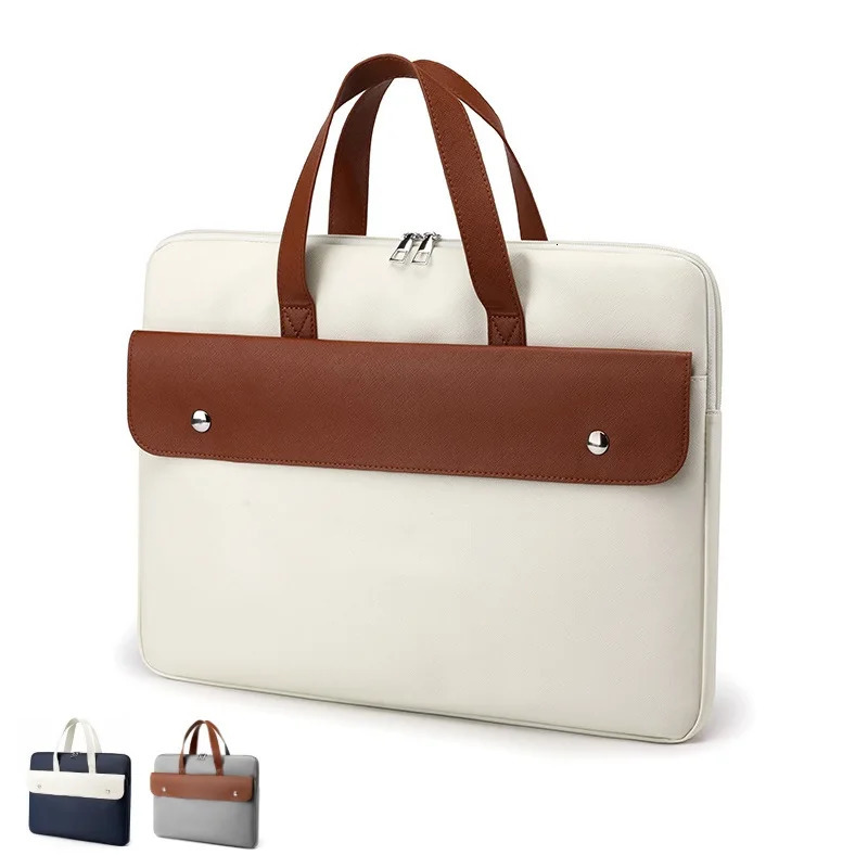 Laptop Bag 15.6.16 Inch Handle Sleeve Case For Macbook Air Pro Notebook PC Computer Man Women Waterproof Dropship 160 250102