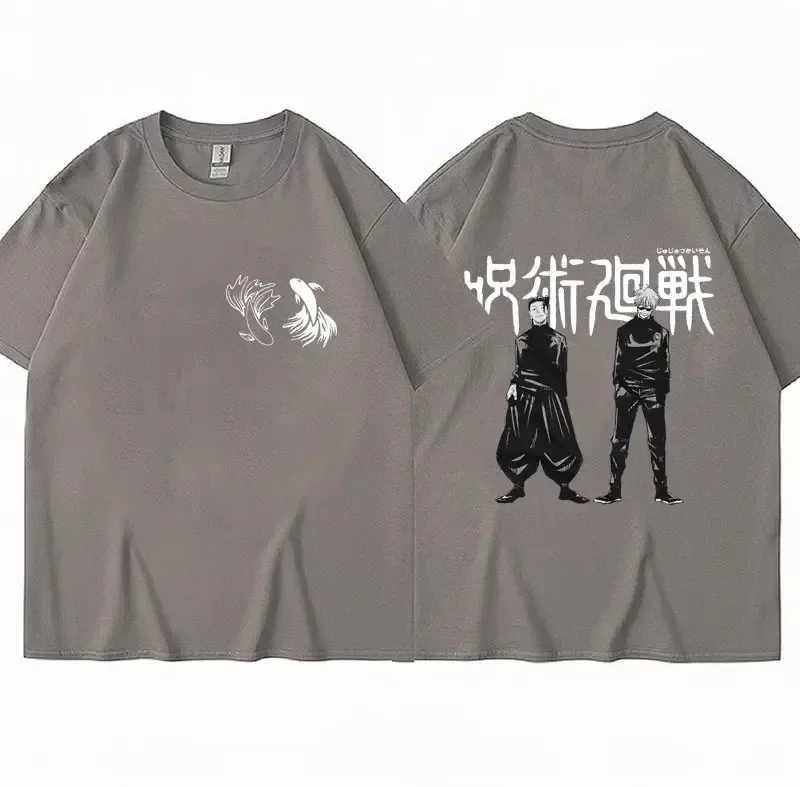 2024 Japanese Anime Jujutsu Kaisen T Shirt Satoru Gojo Geto Suguru Manga Graphic T-shirt Casual Harajuku Hip Hop StreetwearXJ240102