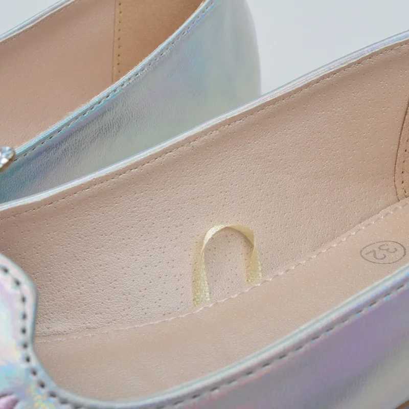 Girl unicorn leather shoes childrens flat shoes fashionable childrens princess shoes party wedding simple soft spring and autumn M250103