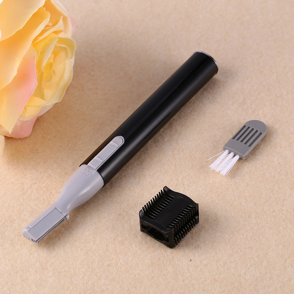 Portable Electric Face Eyebrow Hair Body Blade Razor Shaver Remover Trimmer Beauty Black 241226