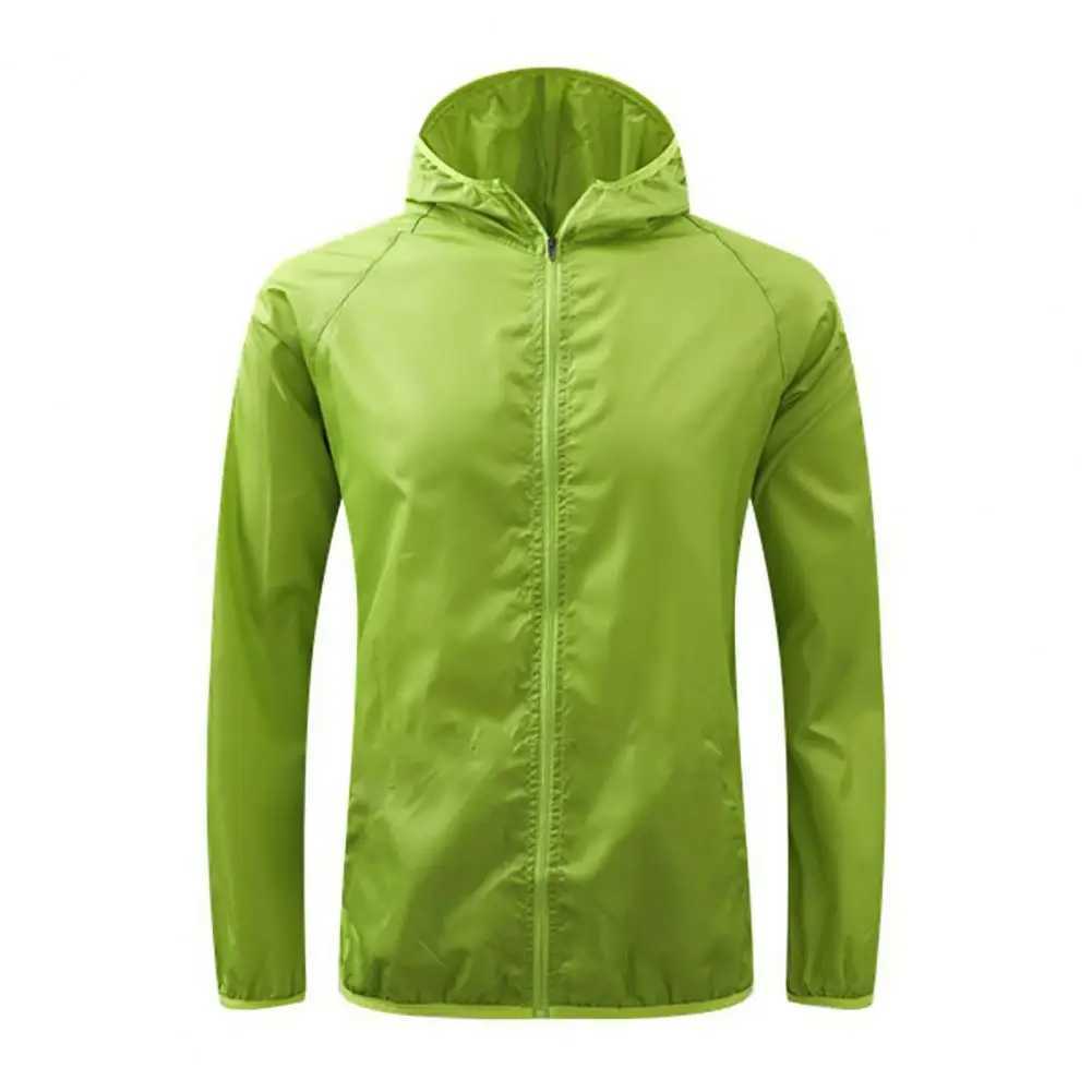 Sun jacket mens hiking jacket waterproof Sun windproof fast drying long sleeved thin candy color UV resistant jacket W250103