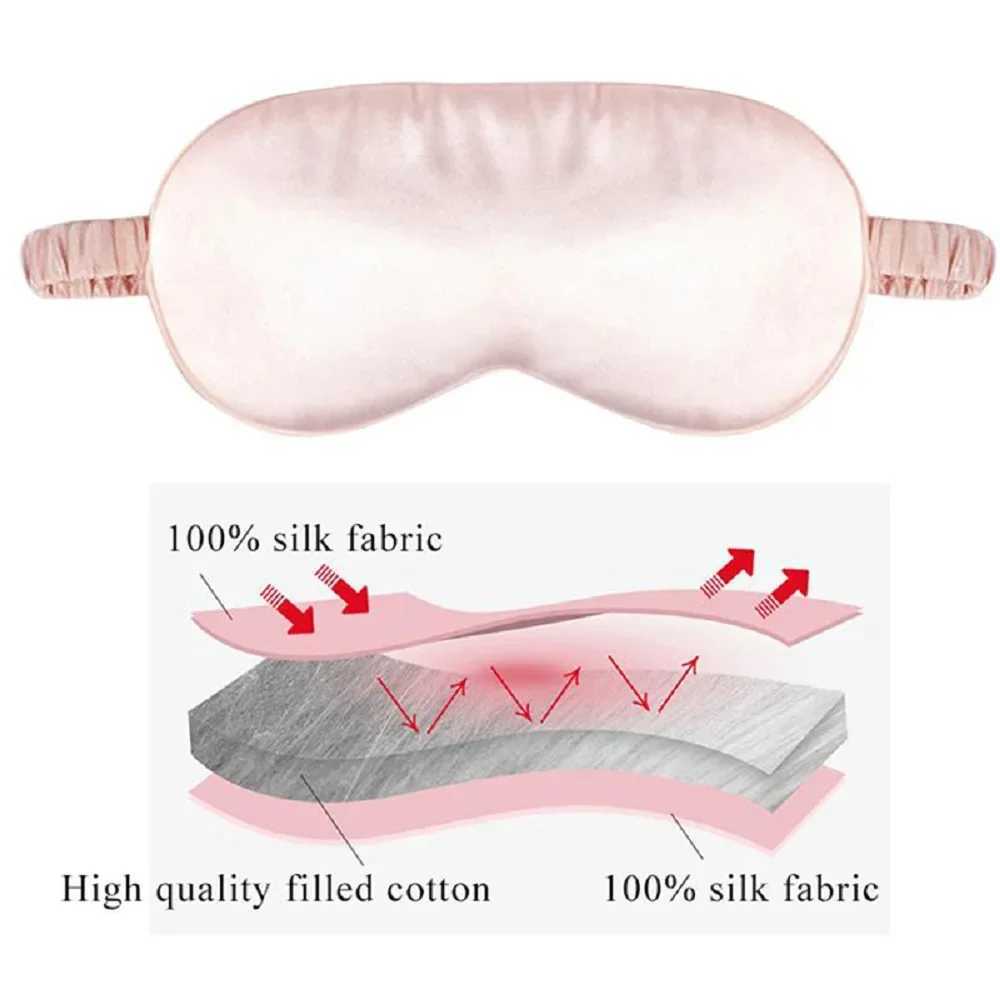 Imitated Silk Eye Patch Eye Mask Shading Sleep Eyepatch Travel Relax Cover Eyeshade Health Sleeping Shield Soft Eye Care ToolsXJ250103