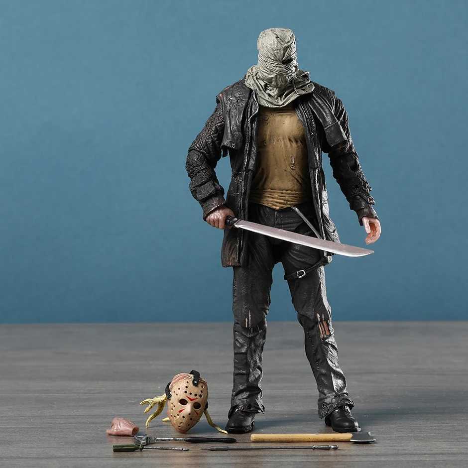 NECA Horror Movie Character Jason Action Figure Collectible Model Toy Gift Doll FigurineXJ250103