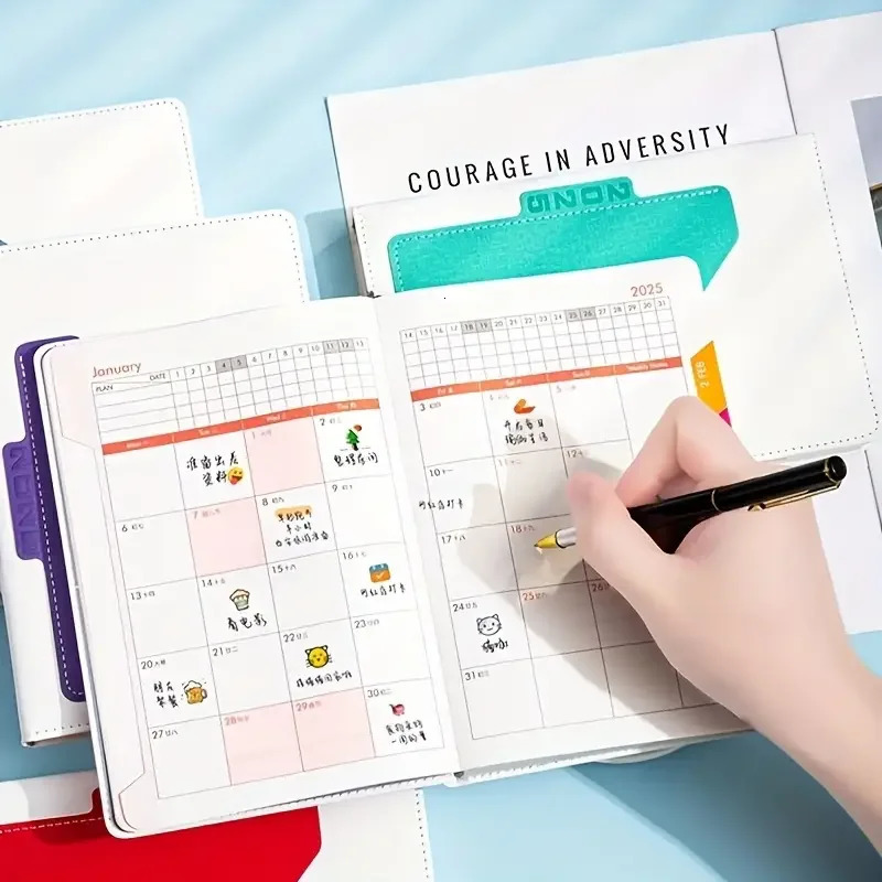Daily Plan Notebook Agenda To Do List Notepad Planner Self Discipline Stationery Diary Offices Accessories Journal Office 250102