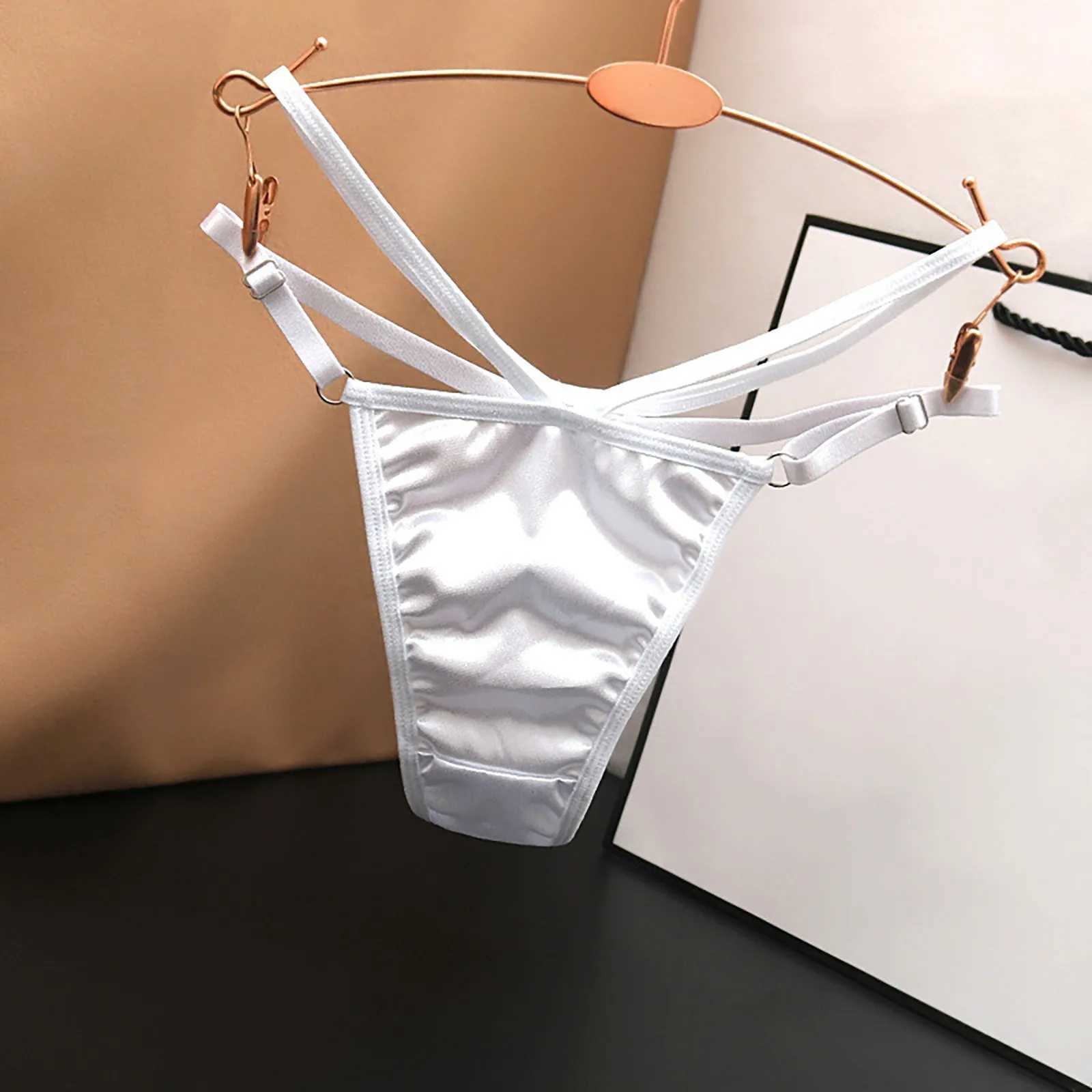 Underwear womens thong seamless adjustable shoulder strap pearl soft thin underwear size one invisible breathable sexy underwear W250103