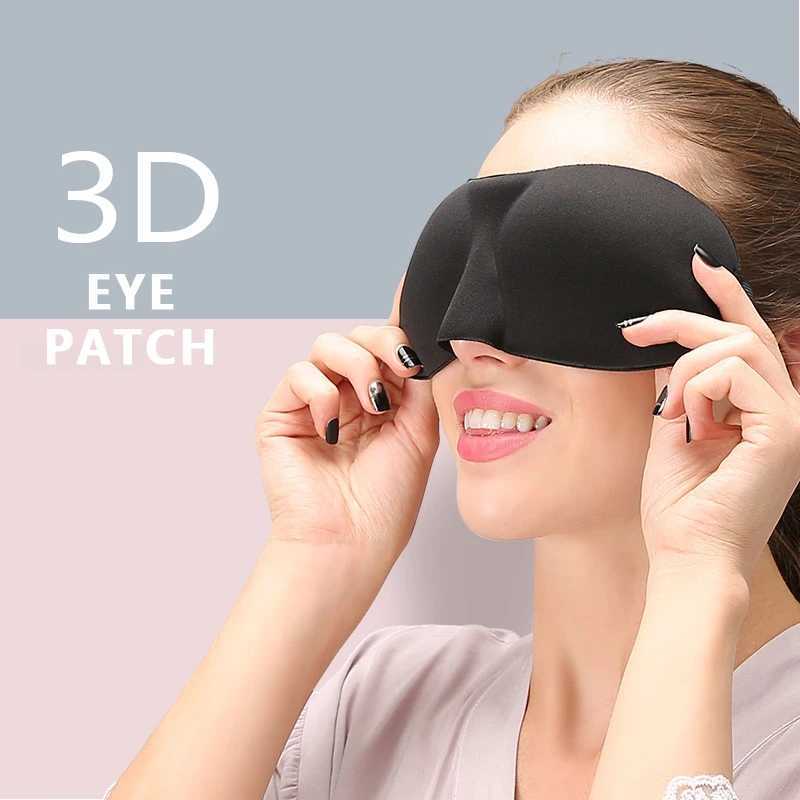 2019 Upgrade 3D Eyeshade Sleep Mask Good Shading Stereo Sleeping Eye Mask Travel Rest Eyepatch Sleep Eye Band BlindfoldsXJ250103