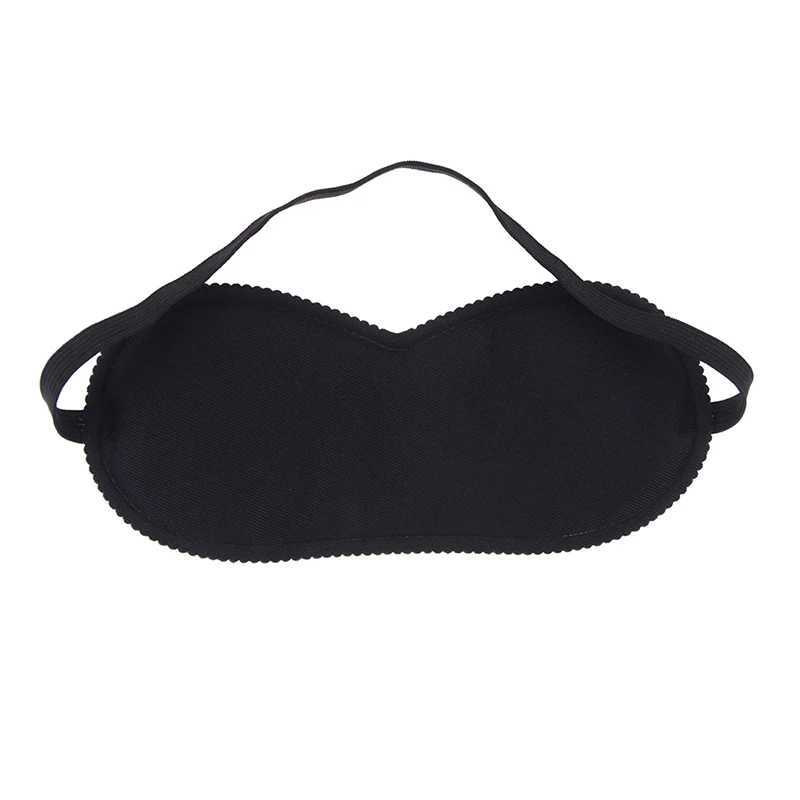 1PC Eye Masks Fast Sleeping Eye Mask Eyeshade Cover Shade Patch Unisex Soft Portable Blindfold Travel Sleepmasker BlackXJ250103
