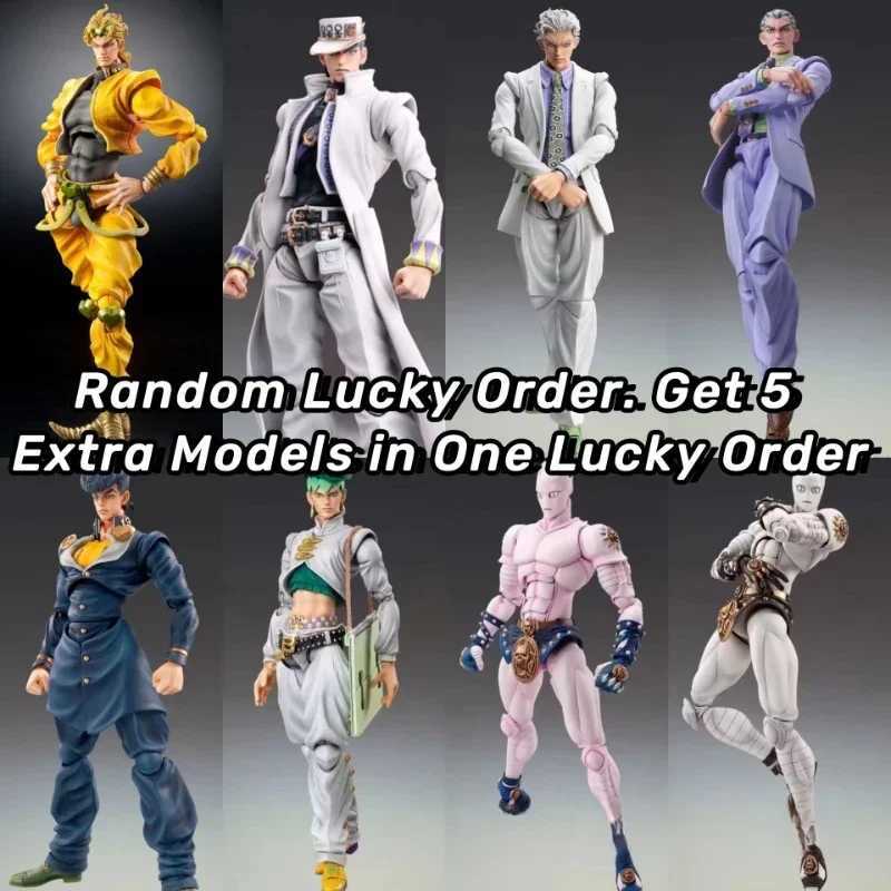 Jojo 10-30cm Anime Action Figure Blind Box JoJos Bizarre Adventure Jolyne Cujoh Kujo Jotaro Box Brithday GiftXJ250103