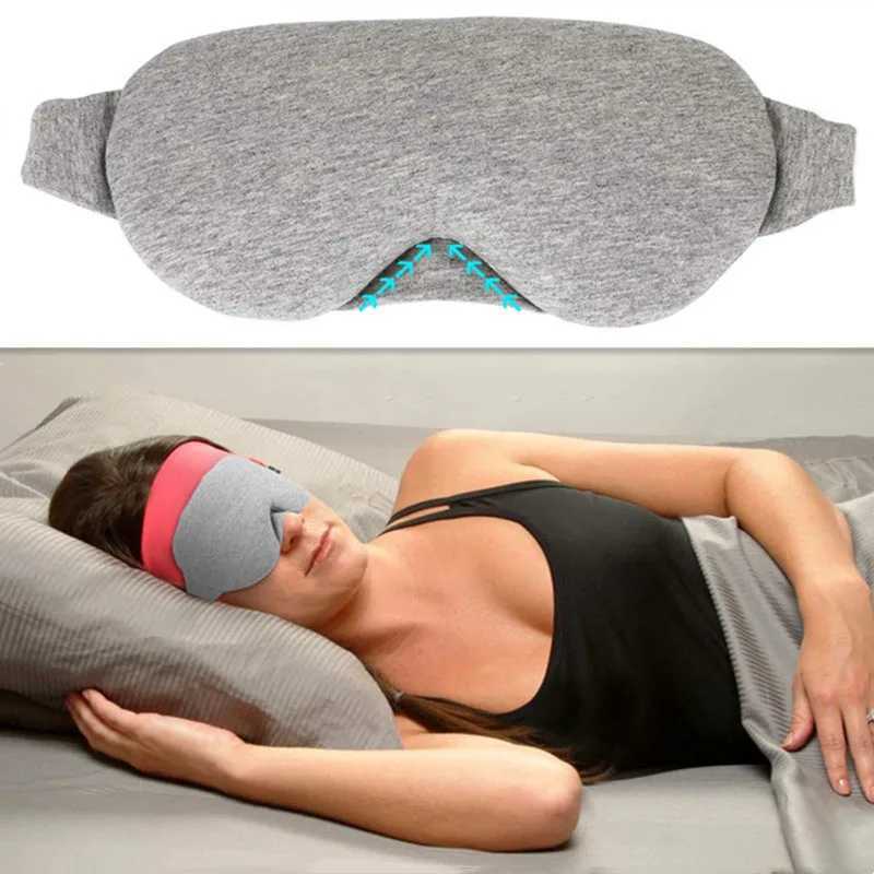 Mask Blindfold Eye Cover Women Men Soft Blindfold Travel Eyepatch Relieving Eye Fatigue Fast Sleep Eyeshade Eye Protection ToolsXJ250103
