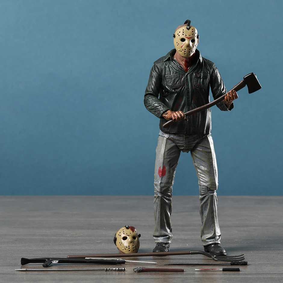 NECA Horror Movie Character Jason Action Figure Collectible Model Toy Gift Doll FigurineXJ250103