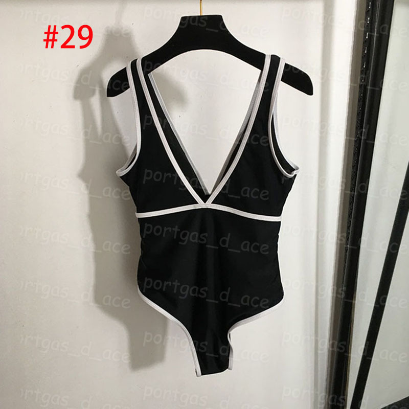 Sexy Waist Cut Off Swimsuits Women One Piece Padded Up Bathing Suits Designer Beach Pink Bathing Suit Luxury Letter Swim Bodysuit Pool Party Swimsuits