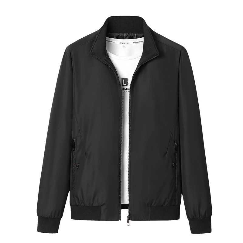 Mens fashion jacket and Coats new mens windproof bomber jacket 2024 autumn mens blue cargo outdoor casual streetwear W250103