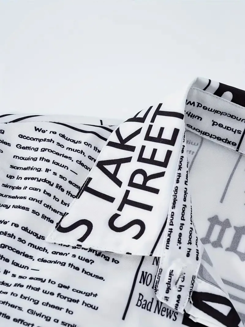 Fresh Autumn And Winter Flower Print Lapel Long Blouse Long Skirt 2024 Harajuku Street Temperament Long-sleeved Dress