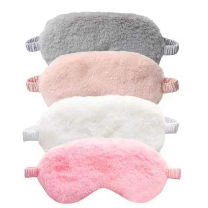 1PC-Silk Sleeping Mask Soft Smooth Sleep Mask For Eyes Travel Shade Cover Rest Relax Sleeping Blindfold Eye Cover Sleeping AidXJ250103