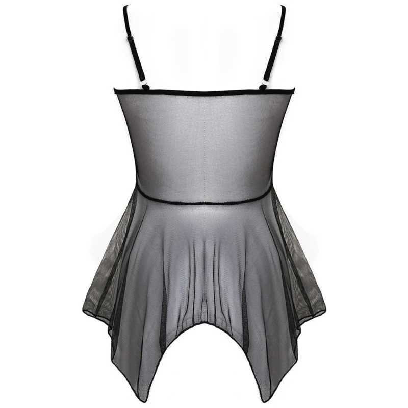 Sexy lingerie womens sleeveless Babydoll V-neck sleepwear underwear W250103