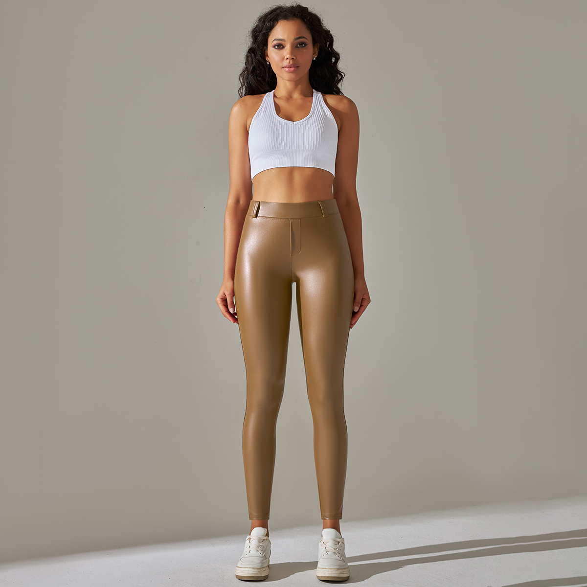 Black Pu Pants High Waist Leather Sexy Warm Winter Leggings Fleece Trousers Women Thick Stretch