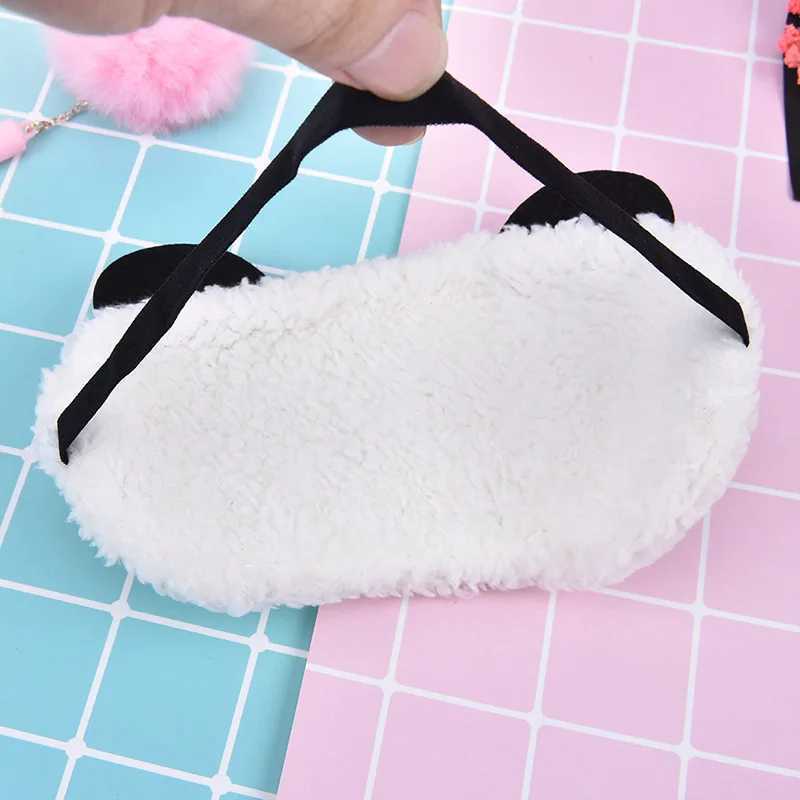 Health Care Tools Cute Face White Panda Eye Mask Eyeshade Shading Sleep Cotton Goggles Eye Mask Sleep Mask Eye Cover 3 StylesXJ250103