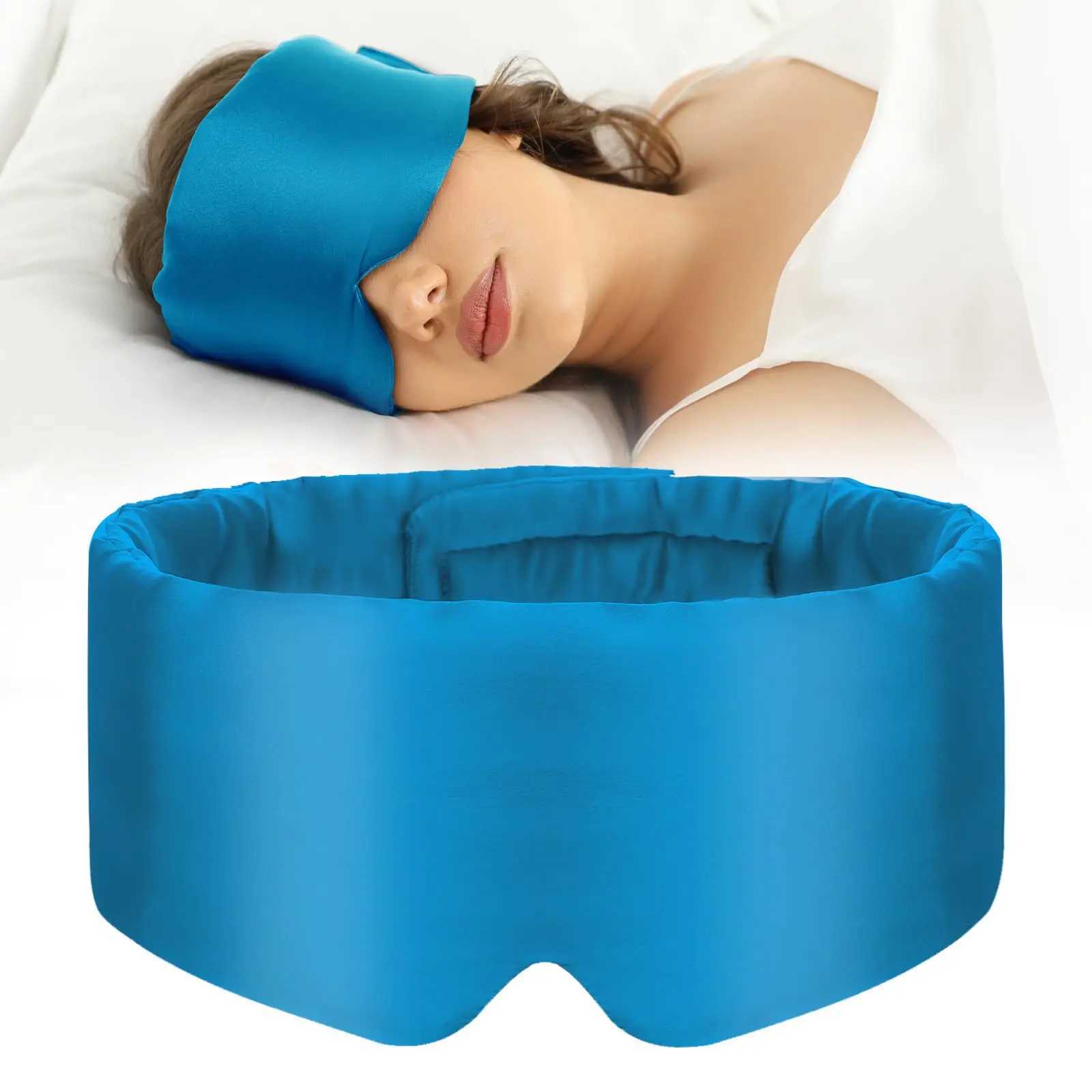 100% Mulberry Silk Sleeping Mask Eyepatch Blocking Light Eyemask Eyeshade for Travel Nap Soft Padded Sleep Mask SlaapmaskerXJ250103