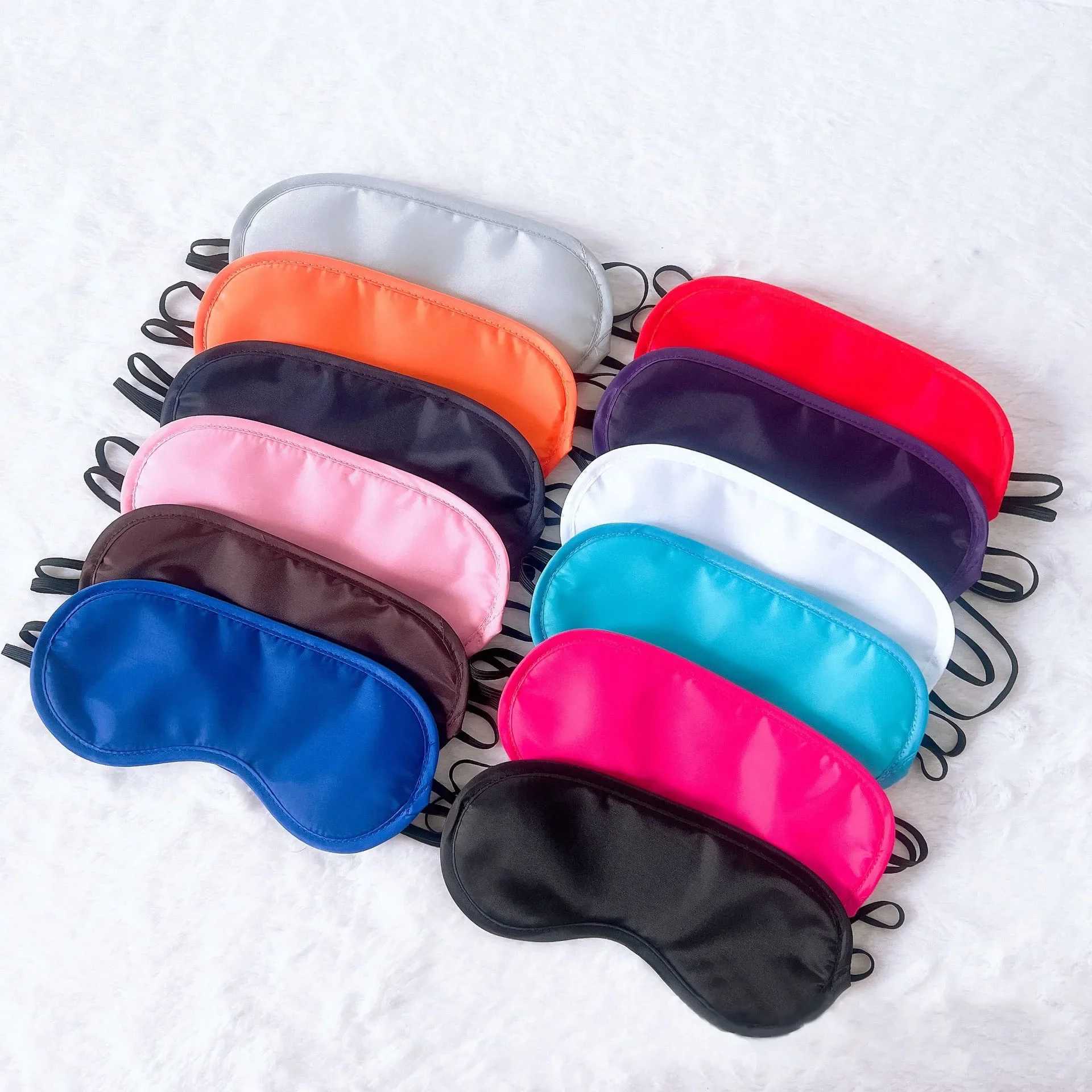 1PC Eye Mask Eyeshade Cover Shade Soft Blindfold Travel Eyepatch Natural Sleeping Eye Patch Sleep Eye Mask Women MenXJ250103