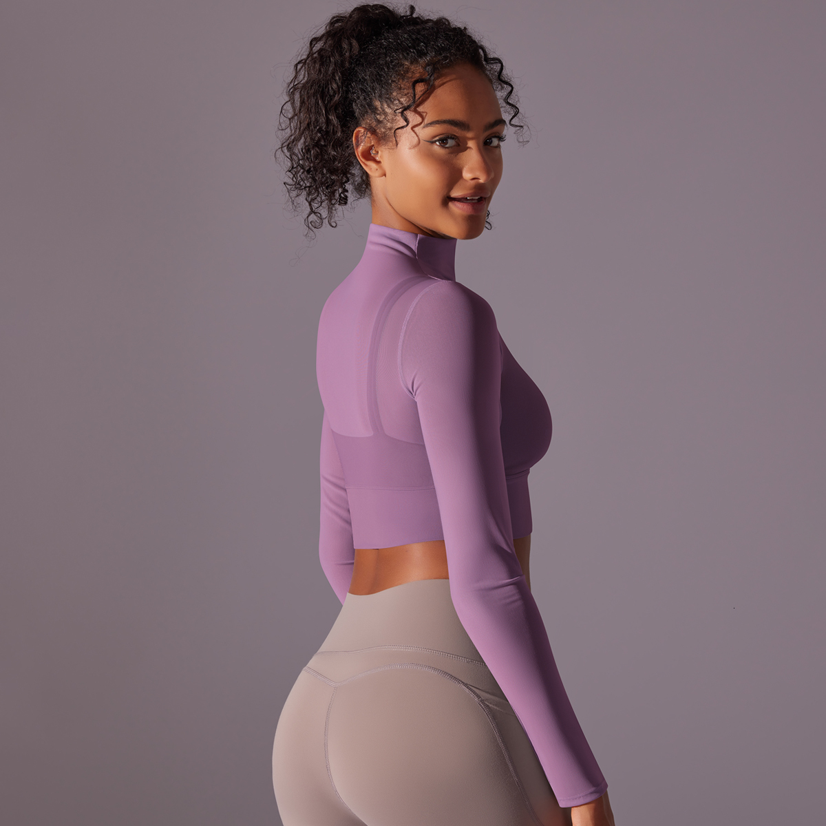 Tops Women's Sports Running Jogging Mesh Long Sleeve Workout Wear Activewear Bike Outerwear