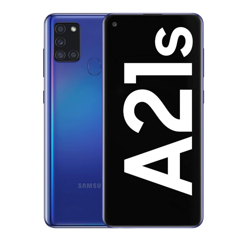 Samsung Galaxy A21s Unlocked Android Smartphone - Refurbished, 2GB RAM & 32GB Storage, Sealed Box Accessories Included