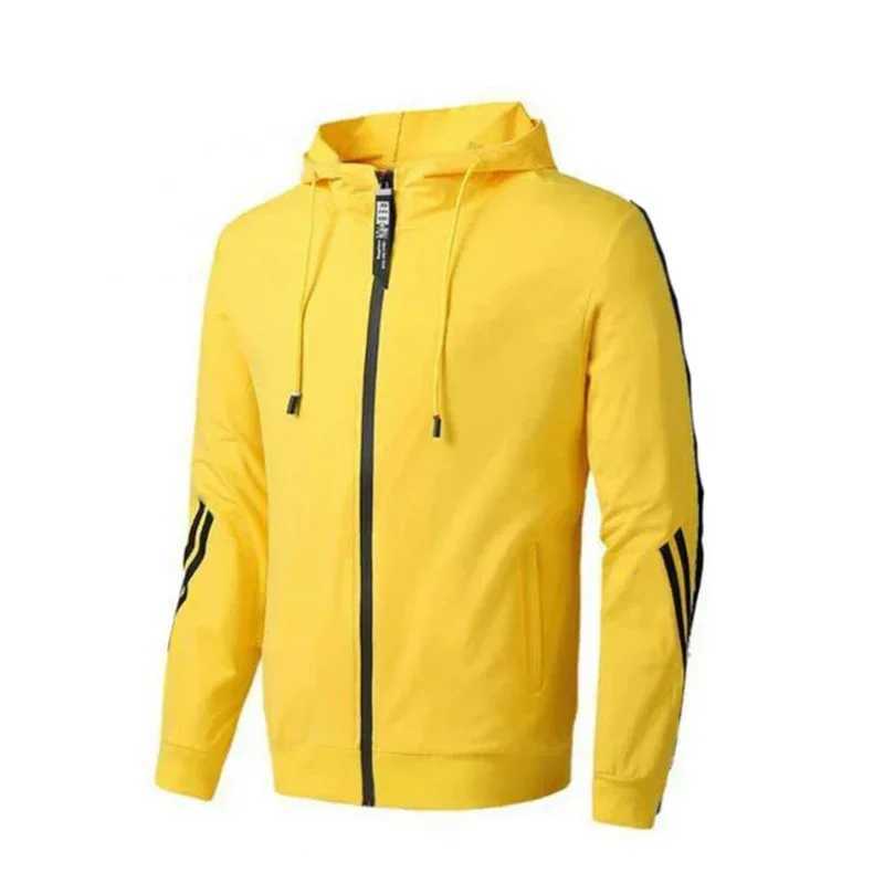 Mens Tracksuit fashionable and high-quality zipper hooded sweatshirt jogging sports casual clothing Versatile solid color jacket W250103