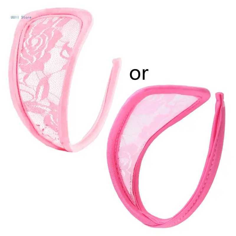 Womens lace C-string underwear invisible sexy underwear solid hollow thong W250103