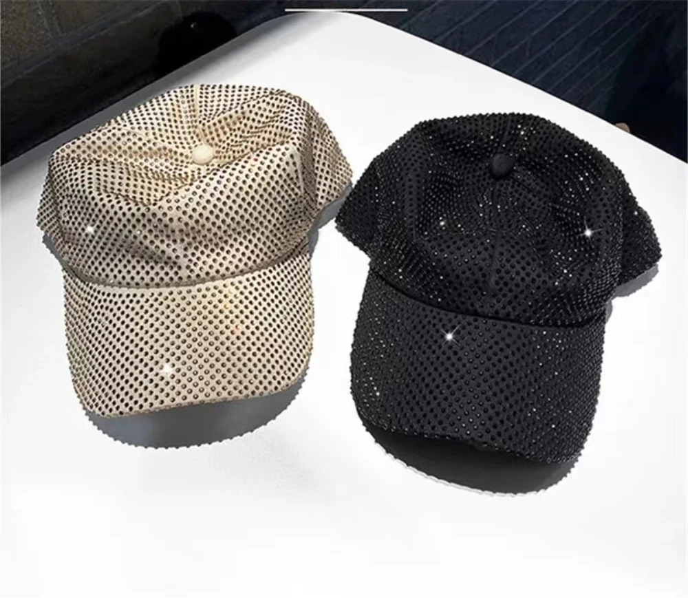 Rhinestone fedora Jazz Hats Cowboy Hat For Women And Men Double-sided Color Cap Red With Black diamond fedora Wholesale 241230