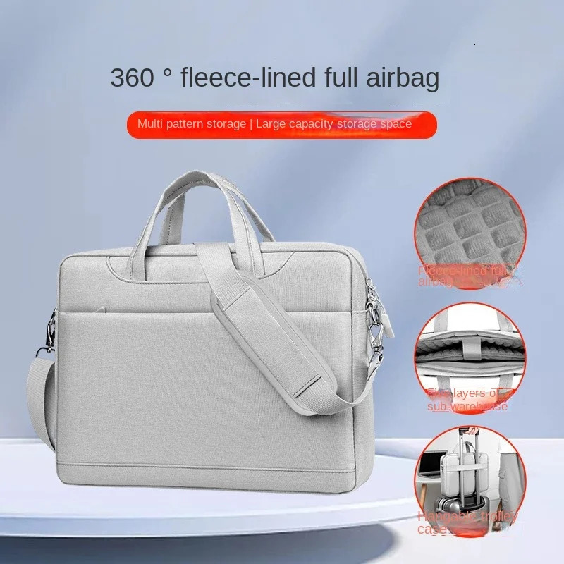 3C Founder Business Men And Women 14 Airbag 15.6-inch 17.3 Laptop Bag Crossbody Shoulder Bag Gaming This Computer Bag Portable 250102
