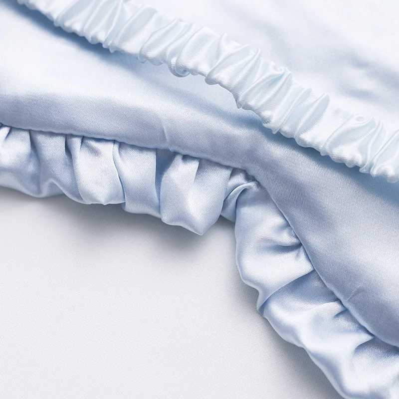 Silk Ruffle Sleep Eye Mask Soft Sleeping Eye Covers Multicolor Night Dream Blackout Eye Patches for Woman Man to Sleep BetterXJ250103