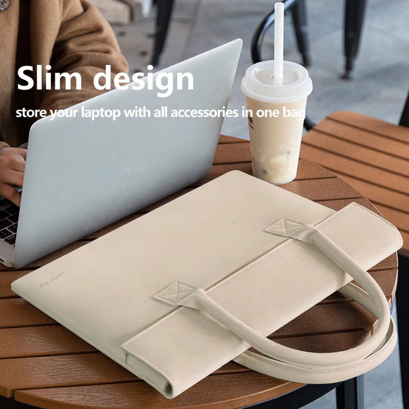 Laptop Bag for Women Handbag Business Work Briefcase 13 14 inch for MacBook Air Pro Surface 250102