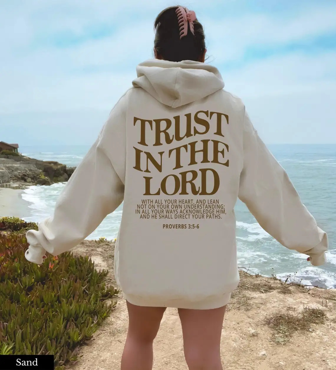 Love Like Jesus Letter Print Christian Hoodie for Women Casual Comfortable Warm Tops Oversize Sweatshirt Trend Female Clothes 250103