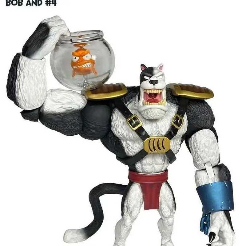 Pdna Earthworm Jim Action Figure Collection Snot Worm Body Jim Heads Bob The Killer Goldfish #4 Professor Monkey Psy-Crow Toy W250120